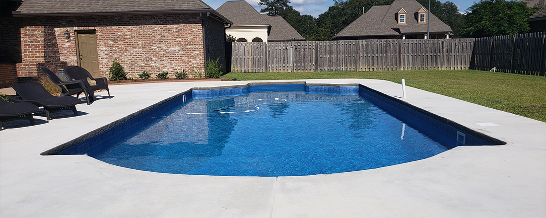 Fillingame Louisiana Inground Pool Kit Construction