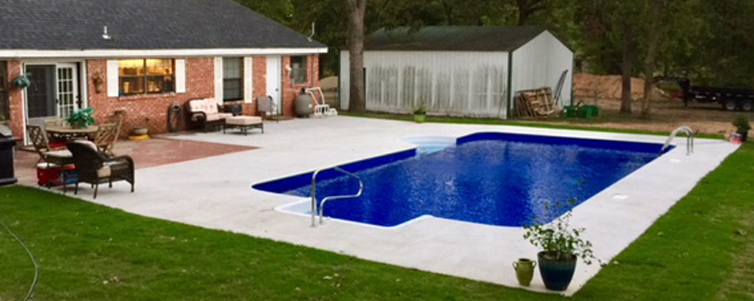 Young Oklahoma Inground Pool Kit Construction