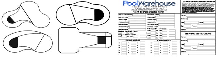 Free Form Vinyl Inground Swimming Pool Liners
