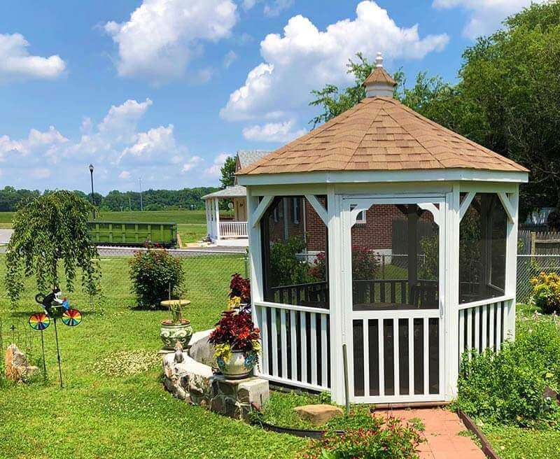 Landscape Backyard Gazebo