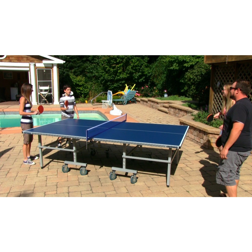 Contender Outdoor Ping Pong Table Tennis Set - Image 11