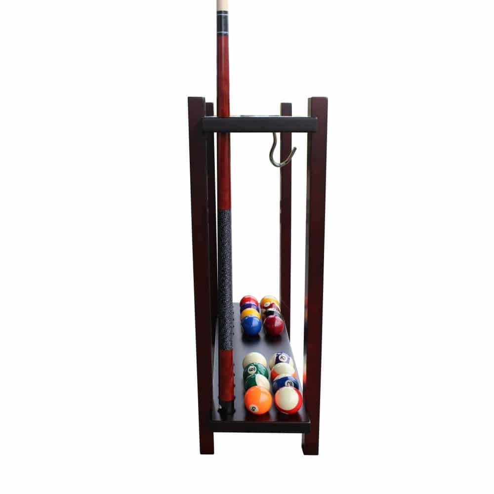 Classic Floor Billiard Pool Cue Rack - Image 2