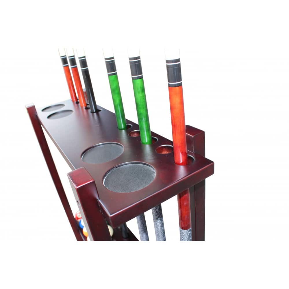 Classic Floor Billiard Pool Cue Rack - Image 3