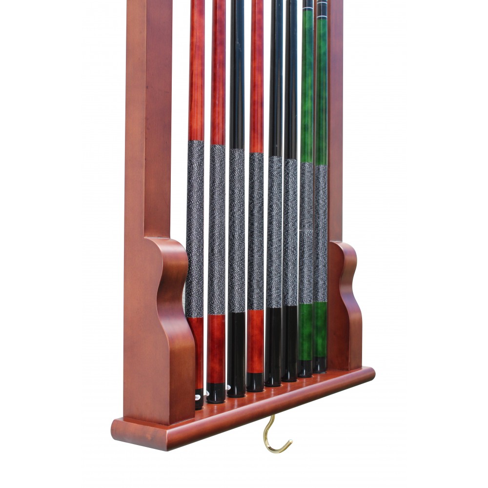 Vintage Wall Mounted Billiard Pool Cue Rack - Image 3