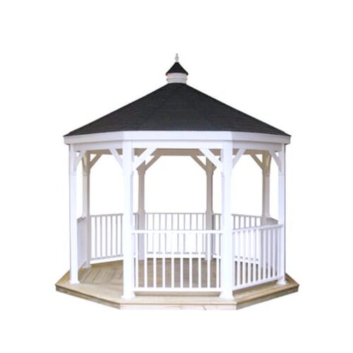 Amish Gazebos 12ft Vinyl Gazebo in a Box