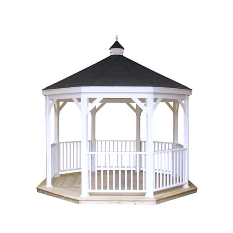 Amish Gazebos 12ft Vinyl Gazebo in a Box