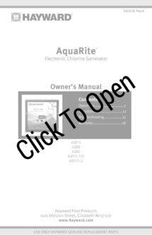 Hayward_Aqua_Rite_Salt_Chlorination_System_Manual