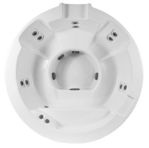 89in Round Spill Over Spa With Lounge Seats