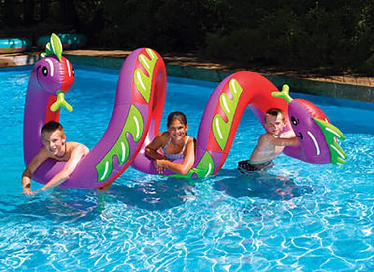 Two Headed Curly Serpent Float