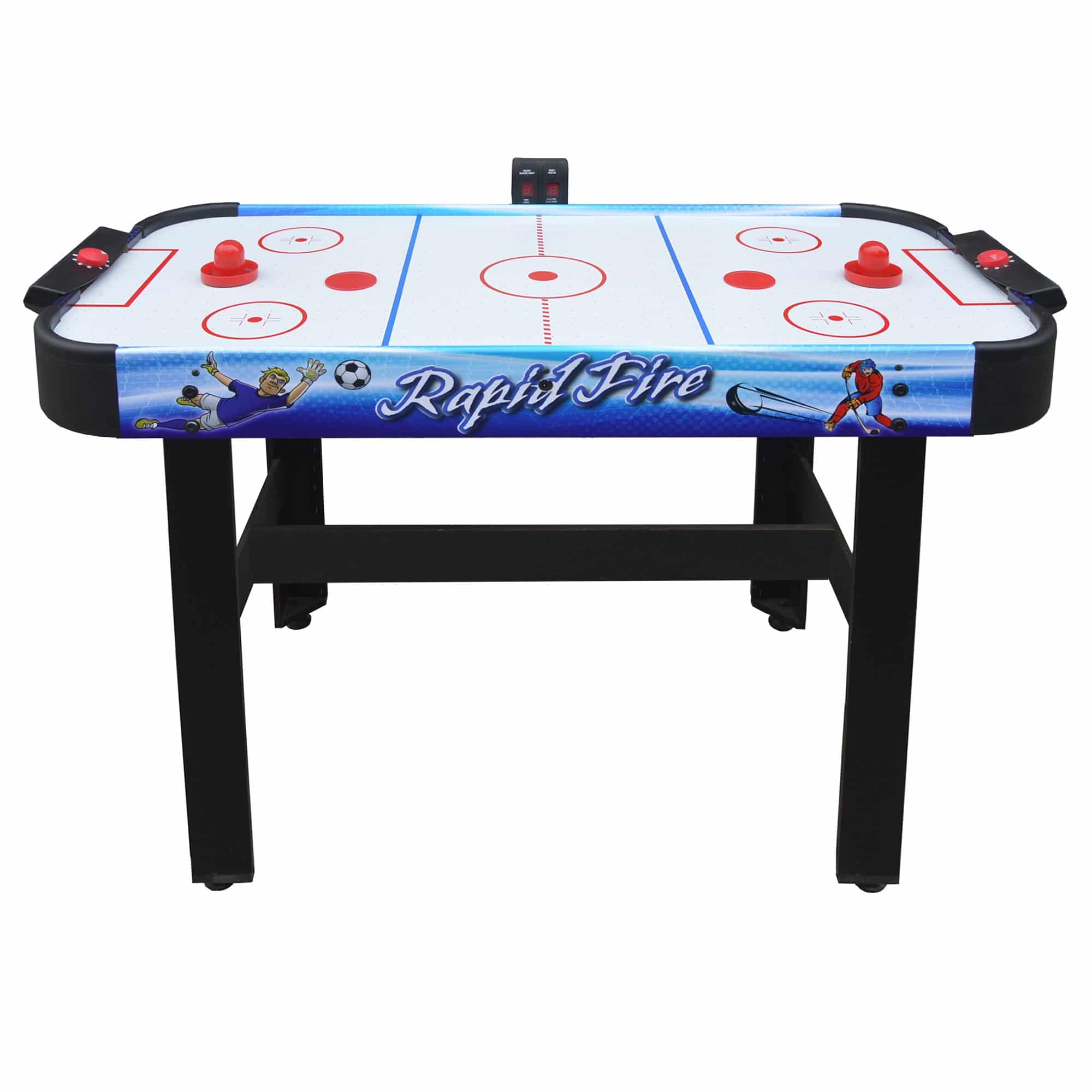 Rapid Fire 42 In 3-in-1 Air Hockey Multi-Game Table