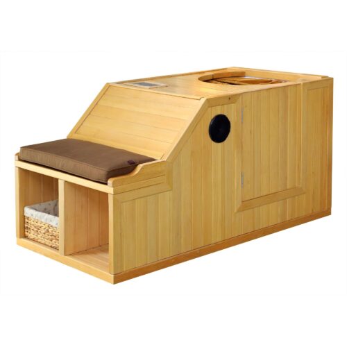 Serenity Hemlock Infrared Half Sauna