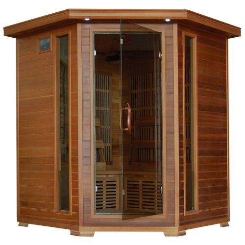 Whistler 4-Person Cedar Corner Infrared Sauna