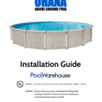 Ohana Round Above Ground Pool Installation Guide
