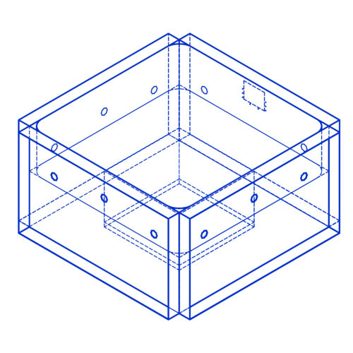 72-in Square DIY Inground Plunge Pool