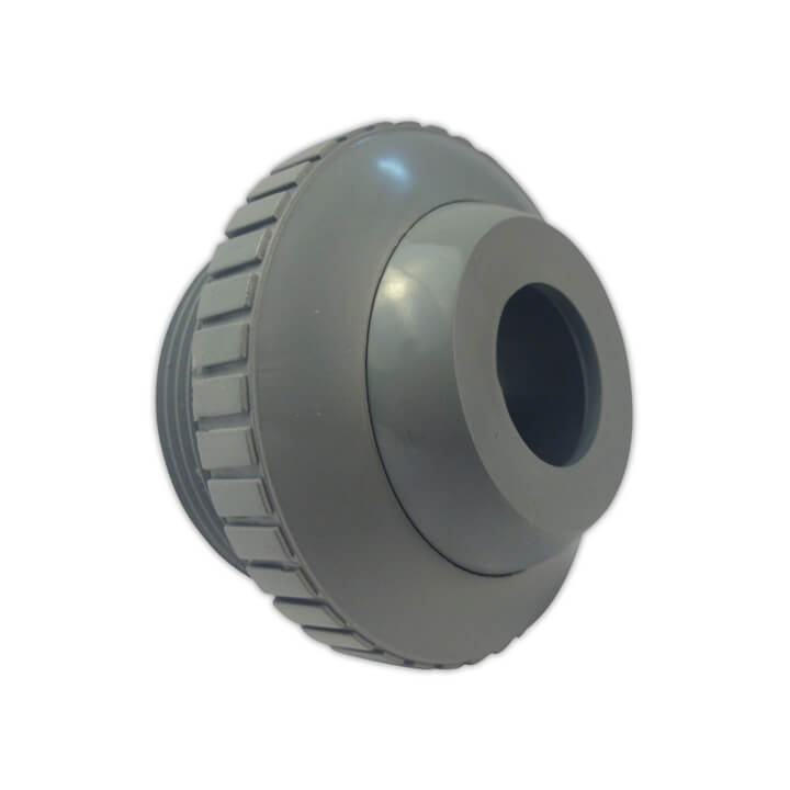 Super Pro 1.5" MPT 3/4" Grey Wall Return Eye Ball Fitting