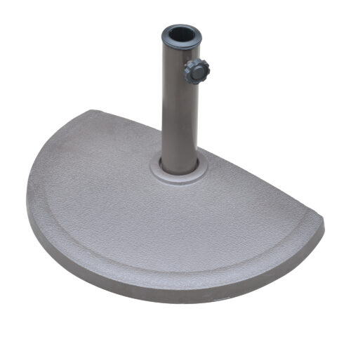 20-lb Resin Half Round Umbrella Base