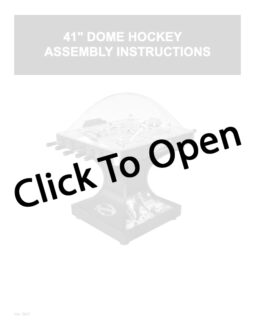 Breakaway Dome Hockey Table Assembly Instructions PDF