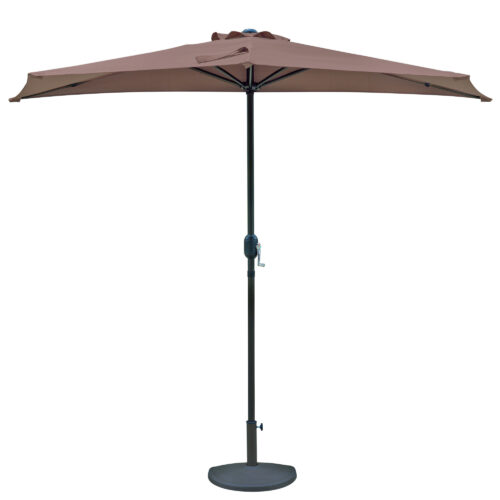 Lanai 9-ft Half Umbrella in Polyester