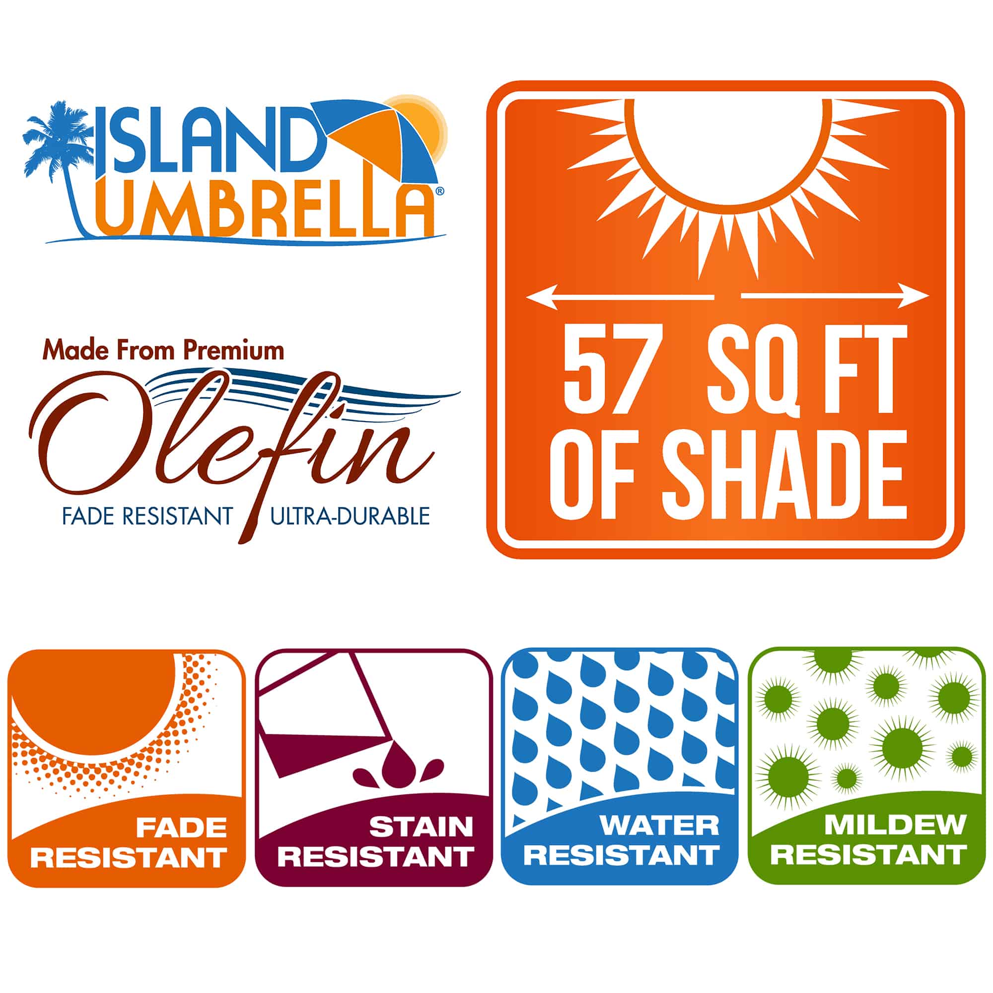 Mirage Octagonal Market Umbrella