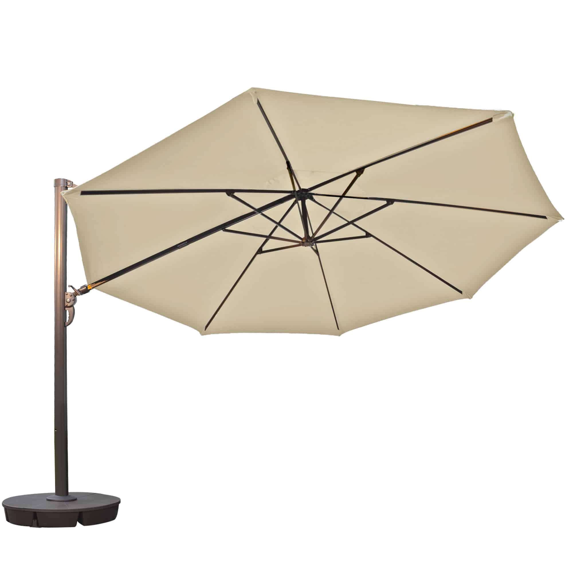 Victoria 13-ft Octagonal Cantilever Patio Umbrella in Sunbrella Acrylic