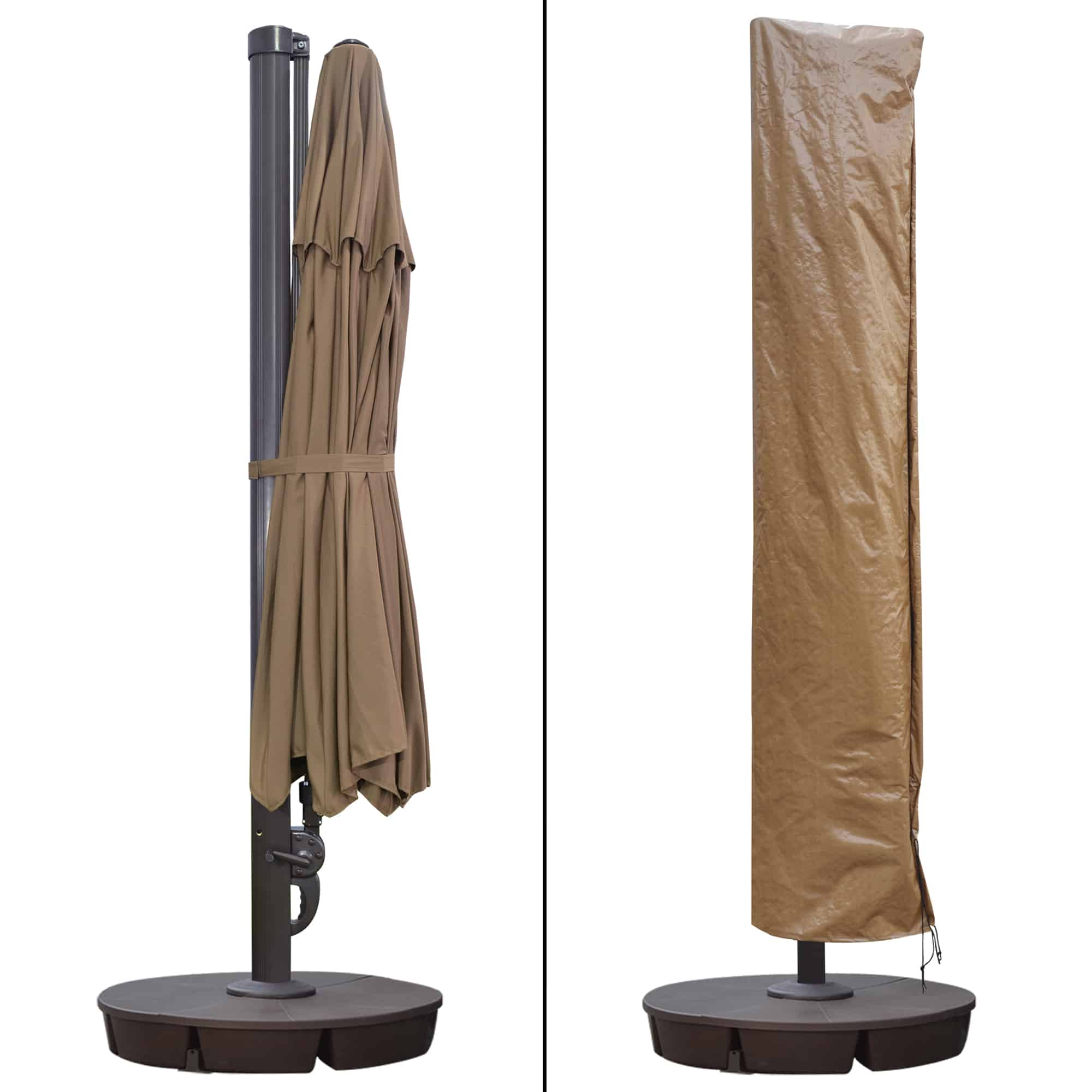Victoria 13-ft Octagonal Cantilever Patio Umbrella in Sunbrella Acrylic