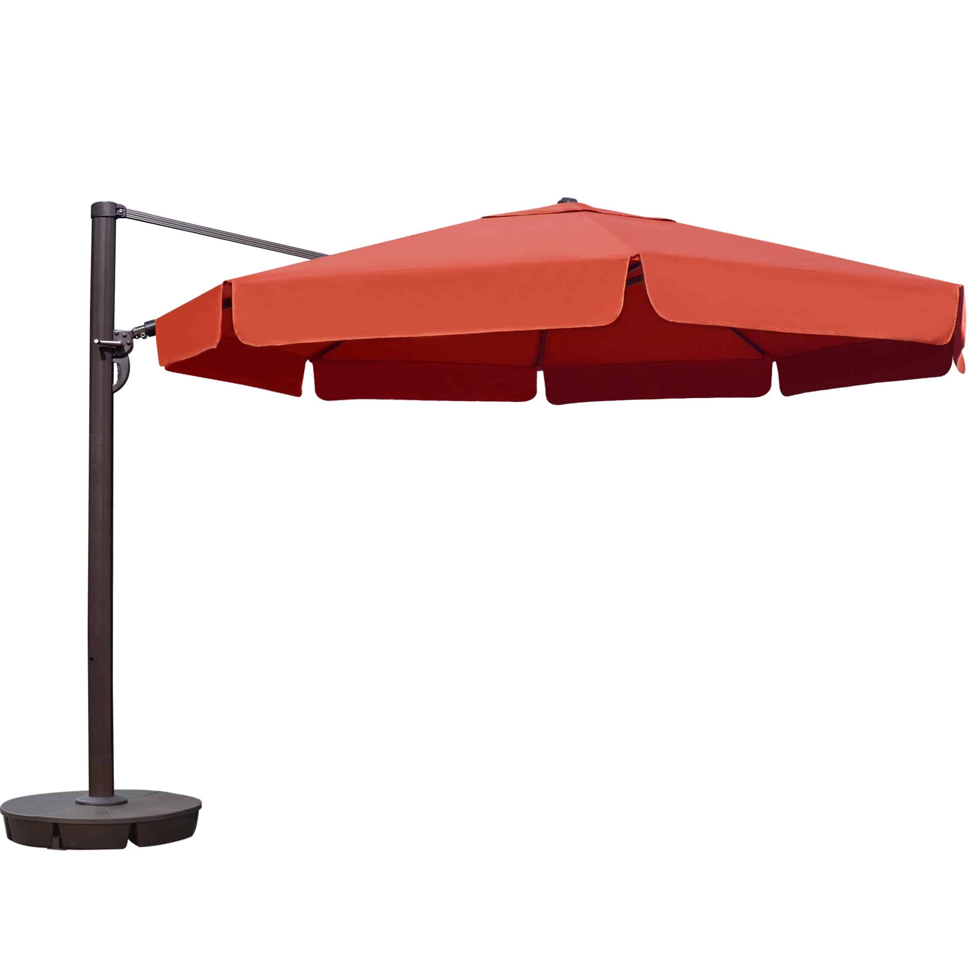 Victoria 13-ft Octagonal Cantilever Patio Umbrella with Valance in Sunbrella Acrylic