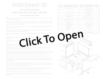 Cart 40Inch Assembly Instructions PDF
