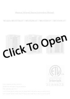 Maxxus 3-Person Low EMF FAR Infrared Sauna Manual Page