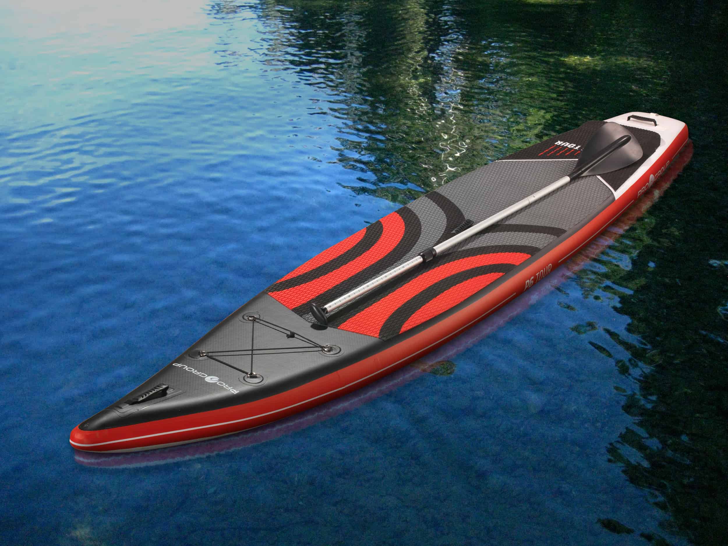 Pro 6 Black-Red Tour Inflatable Stand-Up Paddle Board