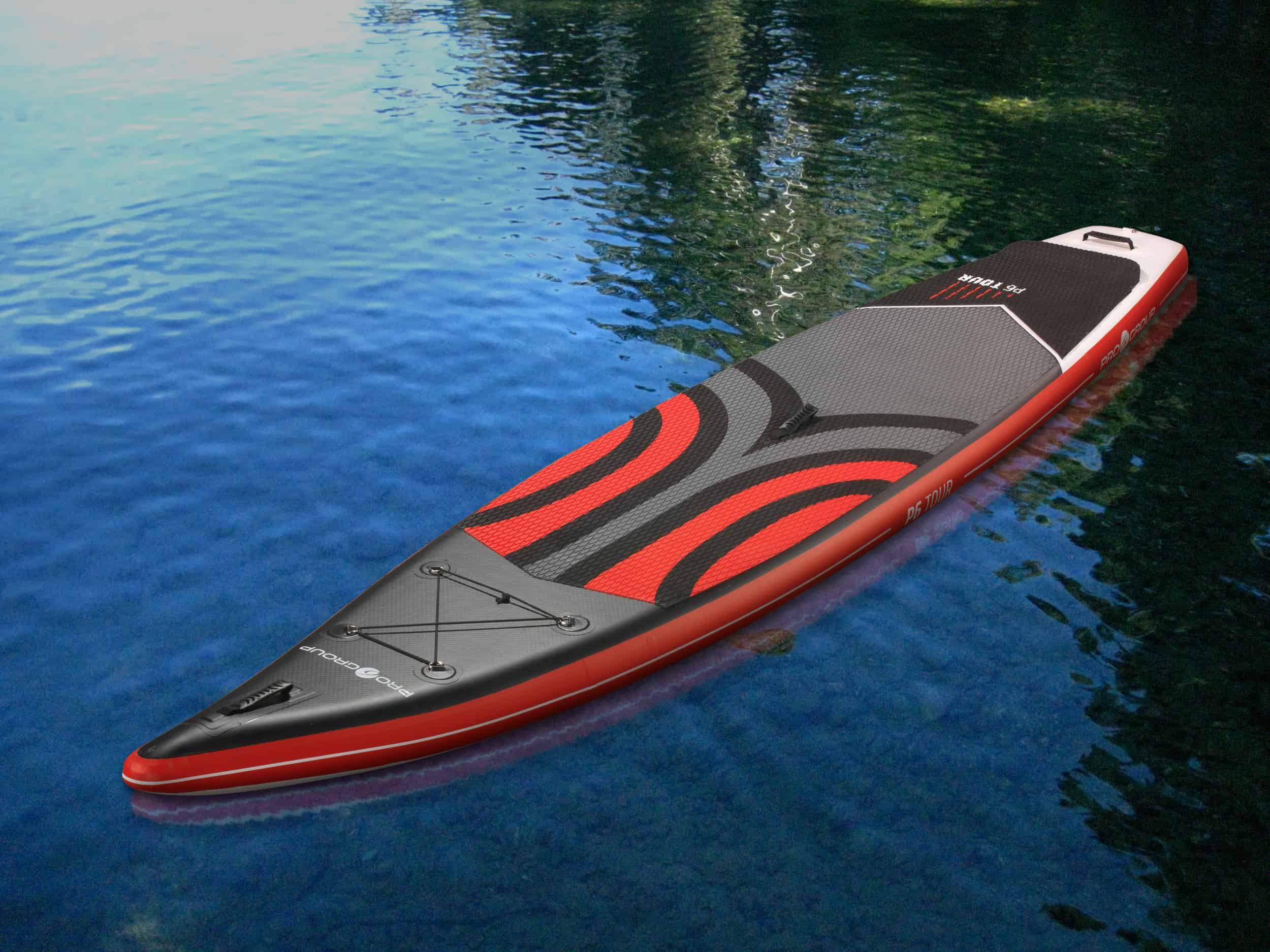 Pro 6 Black-Red Tour Inflatable Stand-Up Paddle Board