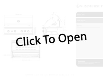 Quest 42 Inch Grill Line Drawing PDF