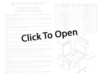 Summerset TRL Pro Cart Assembly Instructions