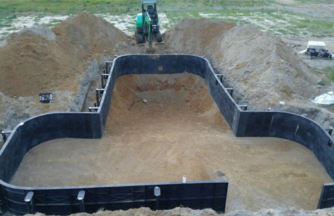 2018 Through Spring 2019 Inground Pool Kit Construction