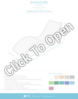 Ledge-Lounger-Signature-Chaise-Spec-Sheet Ledge-Lounger-Signature-Chaise-Spec-Sheet
