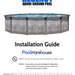 Regency Round Above Ground Pool Installation Manual