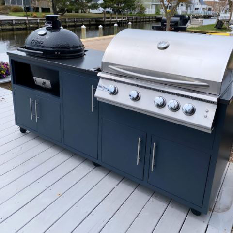 83 Challenger Coastal Cart with Primo XL and Sizzler Pro