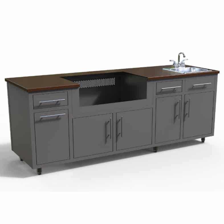 Challenger Coastal 80.875-WGDDS Ceramic Grill Kitchen