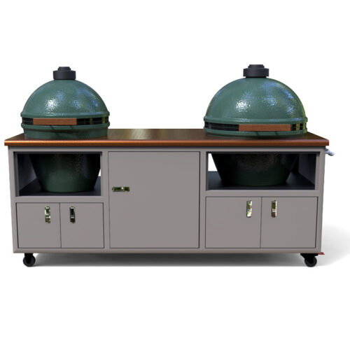 Challenger Torch 76" Double Ceramic Grill Cart