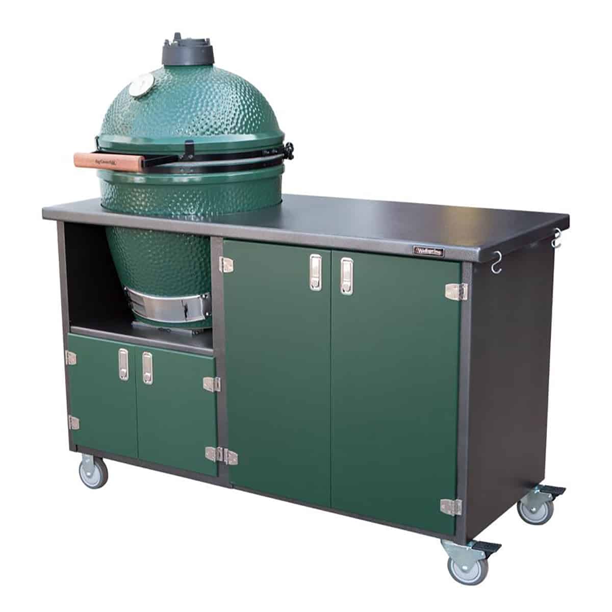 4 Door Big Green Egg Grill Cart