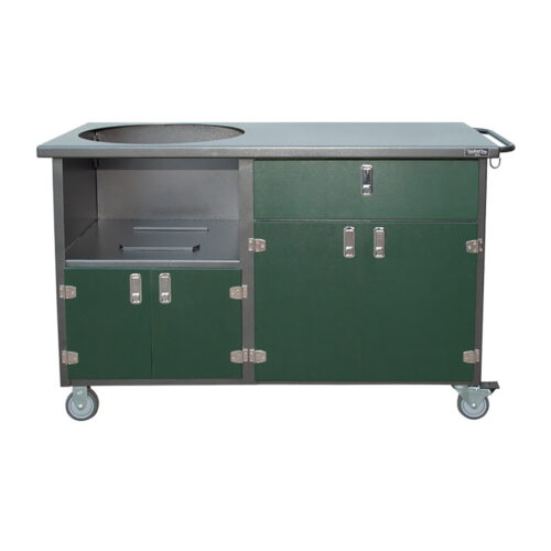 4 Door w/Drawer Big Green Egg Grill Cart