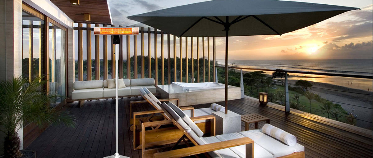 Genesis Series Outdoor Infrared Patio Heater by RADtec