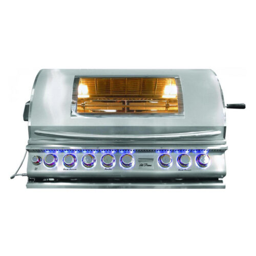 Cal Flame TOP GUN Built-In 5 Burner Convection BBQ Grill