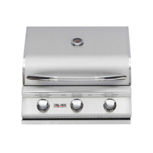 Delsol Delta 25-Inch 3-Burner Built-In Gas Grill