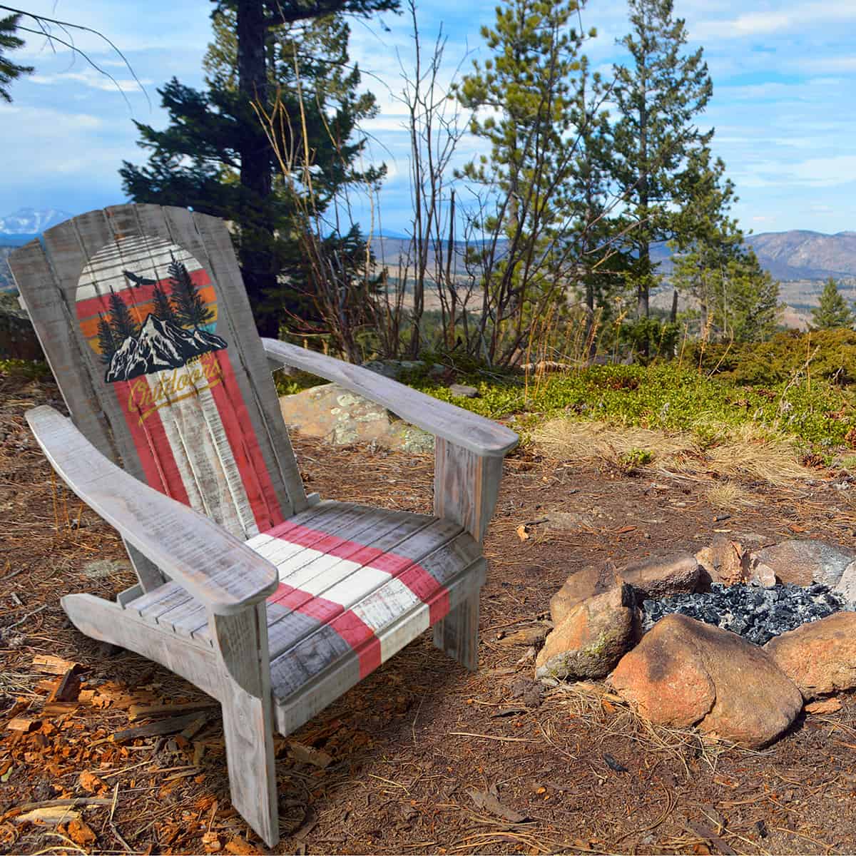 Imperial Wooden Adirondack Chair