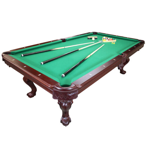 Parisian Nights 8 Ft Pool Table With Green Felt