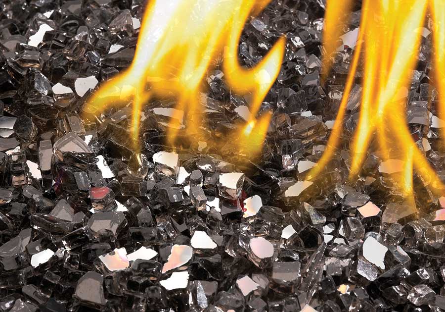 Napoleon Glass Media Black