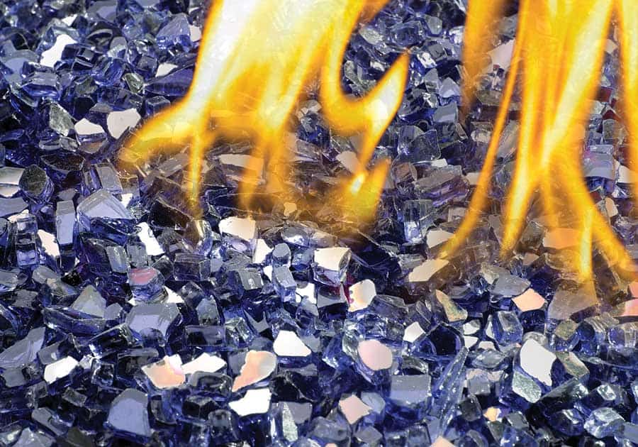 Napoleon Glass Media Blue