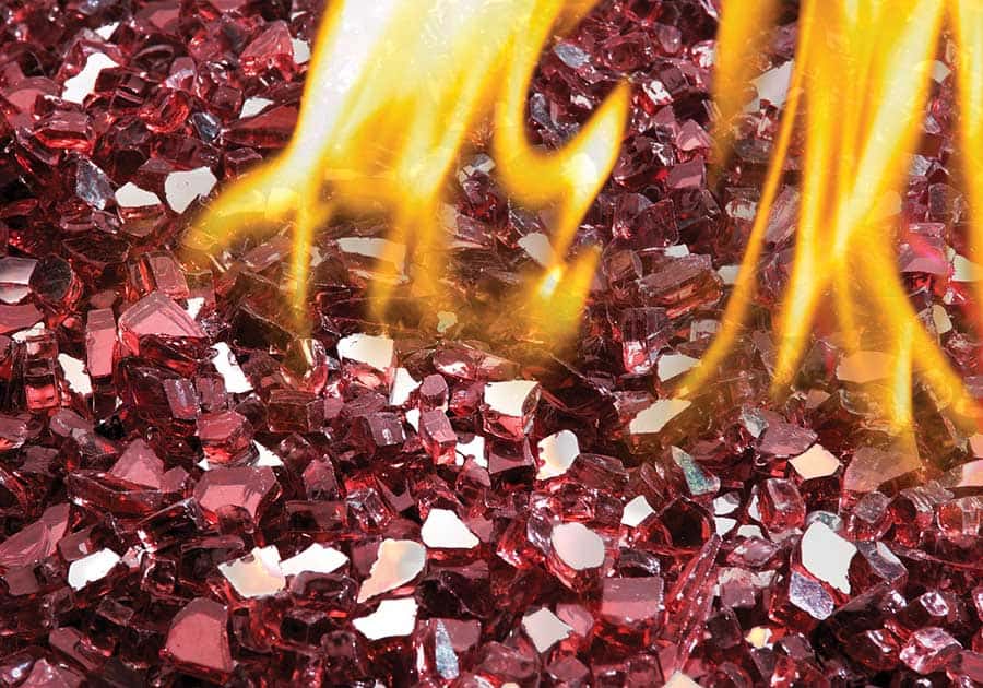 Napoleon Glass Media Red