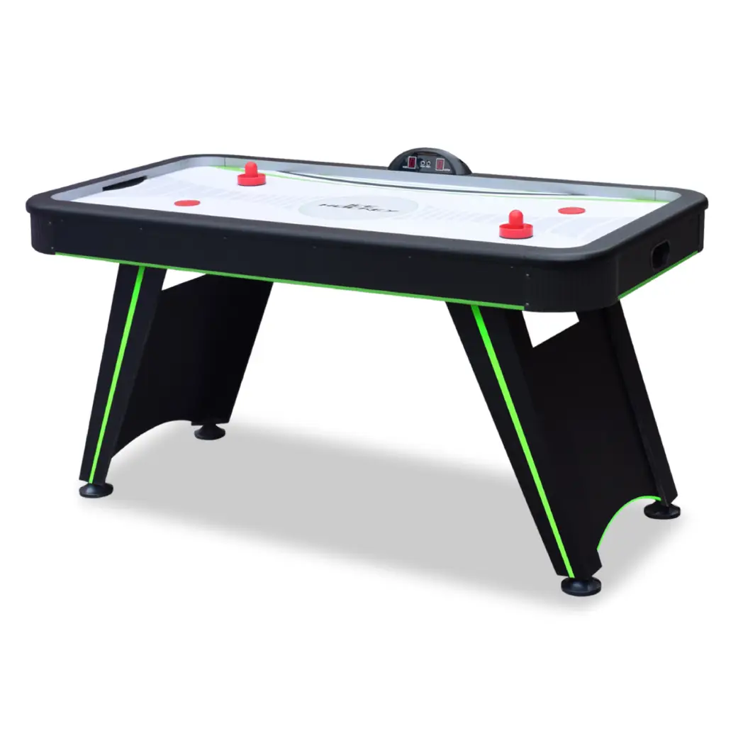 Voyager 5-ft Black and Green Air Hockey Table 1