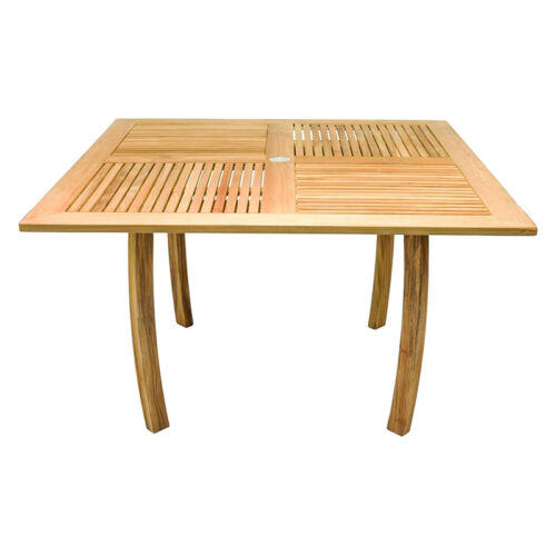 Royal Teak Collection Square Dolphin Table